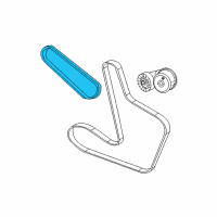 OEM 2009 Dodge Avenger Belt-SERPENTINE Diagram - 4891935AB