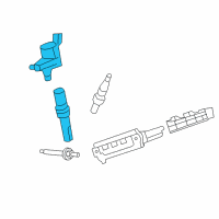 OEM 2008 Ford Explorer Coil Diagram - 3L3Z-12029-BA