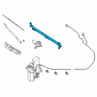 OEM 2020 Nissan NV1500 Link Assy-Wiper Diagram - 28840-1PA0A