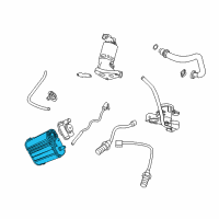 OEM Dodge Dakota CANISTER-Vapor Diagram - 4891747AF