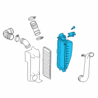 OEM Scion Air Cleaner Body Diagram - 17705-47121