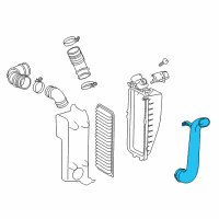 OEM Scion iQ Air Inlet Diagram - 17751-47040