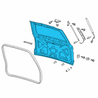 OEM Ford Lift Gate Diagram - JL1Z-7840010-A