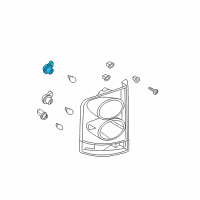OEM Nissan Pathfinder Armada Socket Assembly Diagram - 26250-7S000