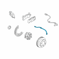 OEM 1999 Chevrolet Astro Brake Hose Diagram - 19173755