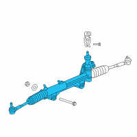 OEM Chrysler Aspen Gear-Rack And Pinion Diagram - 52122302AD