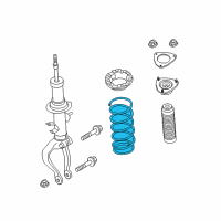 OEM 2013 Infiniti EX37 Spring-Front Diagram - 54010-1BF2A