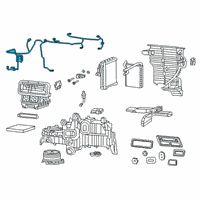 OEM 2022 Ram 3500 A/C And Heater Diagram - 68442373AA