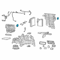 OEM 2019 Ram 3500 A/C And Heater Diagram - 68396062AB