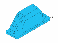 OEM Nissan License Plate Lamp Assy Diagram - 26510-8991E