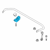 OEM 2020 BMW 840i Gran Coupe STABILIZER SUPPORT Diagram - 33-55-6-876-180