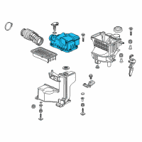 OEM 2017 Honda Civic Cover Comp, Air/C Diagram - 17210-5AM-A00