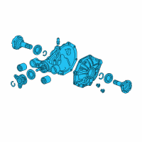 OEM 2019 Chevrolet Camaro Differential Assembly Diagram - 84382589