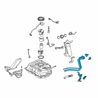 OEM 2014 Scion xD Filler Pipe Diagram - 77201-52332