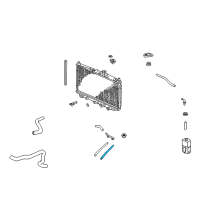 OEM 2001 Honda Accord Hose, Oil Cooler (355MM) Diagram - 25212-PAA-306