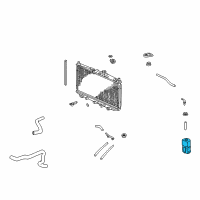 OEM 2002 Honda Accord Tank, Reserve Diagram - 19101-PAA-A00