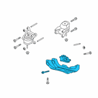 OEM Lincoln Mount Diagram - L1MZ-6068-G