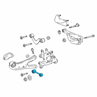 OEM 2021 Lexus RX350 Rear Suspension Control Arm Assembly, No.1 Diagram - 48710-48090