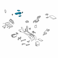 OEM 2009 Lexus SC430 Indicator, Shift Position Diagram - 35978-24050