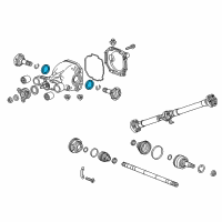 OEM 2015 Cadillac ATS Axle Seal Diagram - 22993016