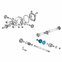 OEM 2017 Cadillac ATS Outer Boot Diagram - 19260857