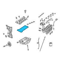 OEM 2016 Dodge Dart Gasket-Cylinder Head Cover Diagram - 5047537AB