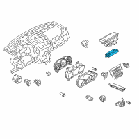 OEM Lincoln MKT Dash Control Unit Diagram - EE9Z-19980-D