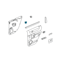 OEM Hummer H2 Switch, Rear Side Door Window Diagram - 15093146