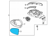 OEM Kia K5 Outside Rear G/Holder Assembly Diagram - 87611L3020