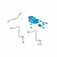 OEM Lexus Charcoal Canister Assembly Diagram - 77740-24090