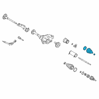OEM GMC Outer Boot Diagram - 19209167