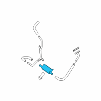 OEM 2004 Nissan Titan Cooler Assembly-Oil Diagram - 21305-7S01A