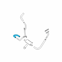 OEM Nissan Titan Hose Water Diagram - 21306-7S006