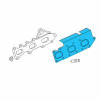 OEM 2017 Ford F-150 Manifold Gasket Diagram - HL7Z-9448-A