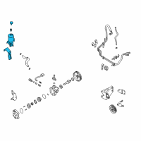 OEM 2004 Nissan Xterra Tank Assy-Reservoir Diagram - 49180-8B410