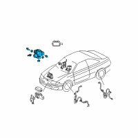 OEM 2007 Toyota Solara Actuator Diagram - 44050-06060