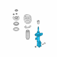 OEM Hyundai Sonata Strut Assembly, Front, Right Diagram - 54660-E6105