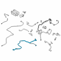 OEM Lincoln Hose Assembly Diagram - HG9Z-9D683-A