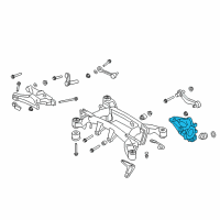 OEM 2015 BMW X5 Wheel Carrier, Rear Left Diagram - 33-32-6-879-101
