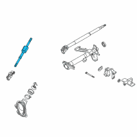 OEM 2003 Infiniti G35 Shaft Assy-Steering Column, Lower Diagram - 48822-AM600