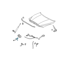 OEM Lexus SC400 Switch, Courtesy Lamp Diagram - 84231-24030
