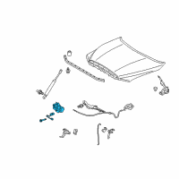 OEM 1992 Toyota Camry Lock Assembly Diagram - 53510-50010