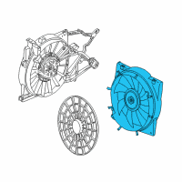 OEM Saturn LW2 Fan Module Diagram - 15867598