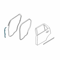 OEM Front Weatherstrip Diagram - BB5Z-7825325-B