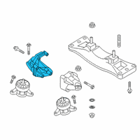 OEM 2019 Kia Stinger Engine Mounting Support Bracket Diagram - 21825J5100