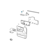 OEM Lincoln Blackwood Window Switch Diagram - YL3Z-14529-BA