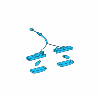 OEM Toyota License Lamp Diagram - 81270-06020