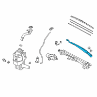 OEM 2022 Toyota Camry Wiper Arm Diagram - 85221-06250