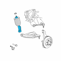 OEM 2006 Lincoln Navigator Strut Diagram - 6L7Z-18124-BD