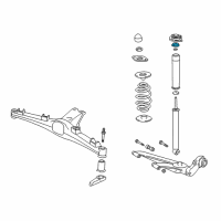 OEM 1987 BMW 325is Support Diagram - 33-52-1-091-427